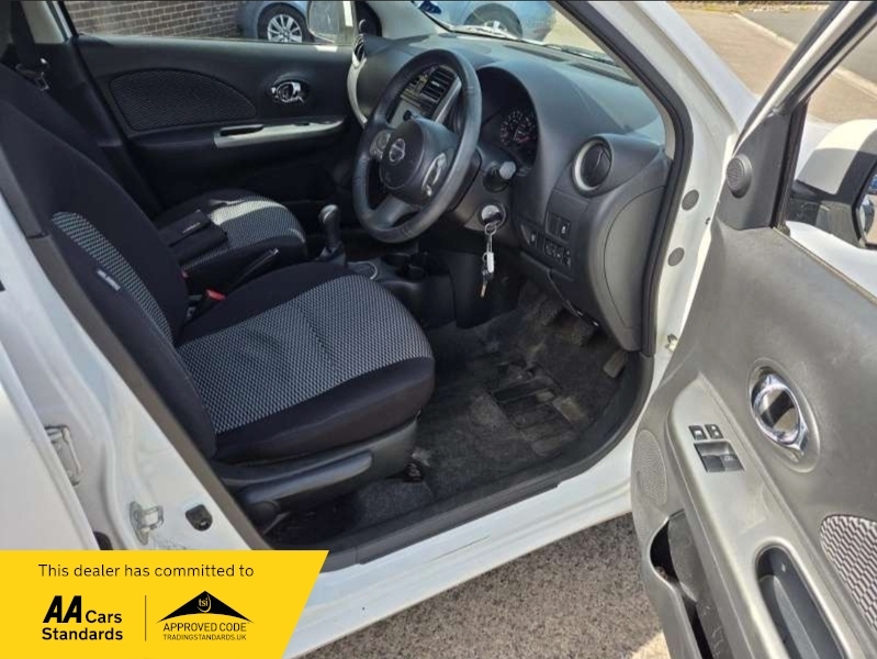 Nissan Micra 1.2 Acenta White #3