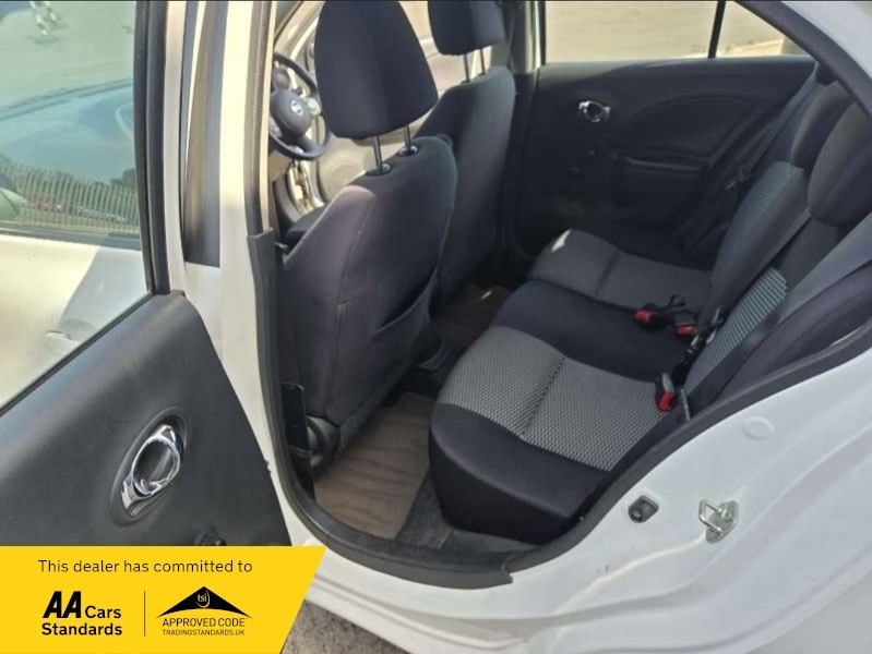 Nissan Micra 1.2 Acenta White #6
