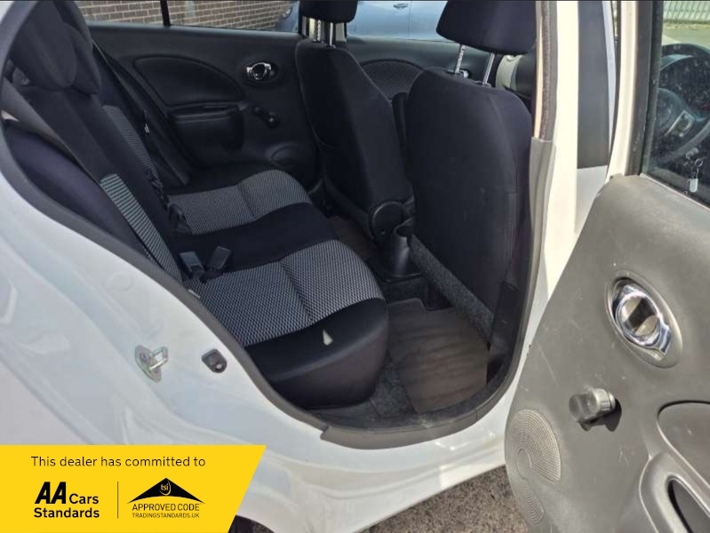 Nissan Micra 1.2 Acenta White #5