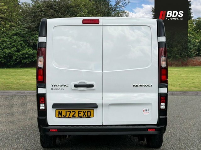 Renault Trafic 2.0 Dci Blue Sl28 Business Panel Van Ma MJ72EXD White #4