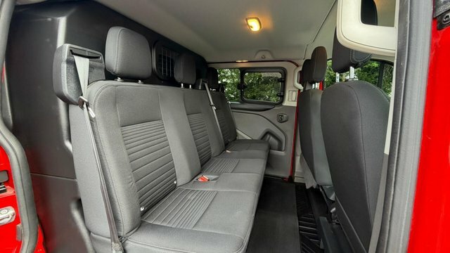 Ford Transit Custom 2.0 320 Ecoblue Limited Crew Van L2 H1 Euro 6 Ss YS22VVO Red #4