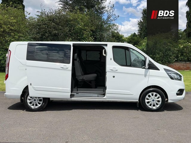 Ford Transit Custom 2.0 300 Ecoblue Limited Crew Van L2 H1 Euro 6 Ss White #2