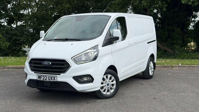 Ford Transit Custom 2022 2.0 Ecoblue 130 Bhp 350 L3 Leader Fwd Dcab T White #3