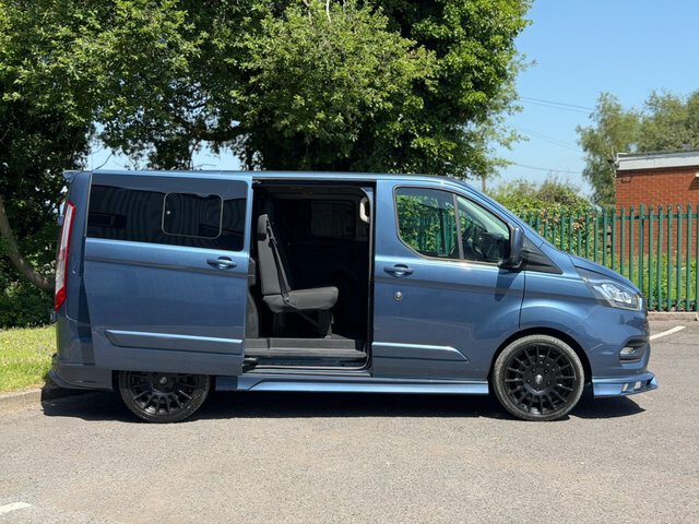 Ford Transit Custom 2.0 300 Ecoblue Limited Crew Van L1 H1 Euro 6 Blue #3