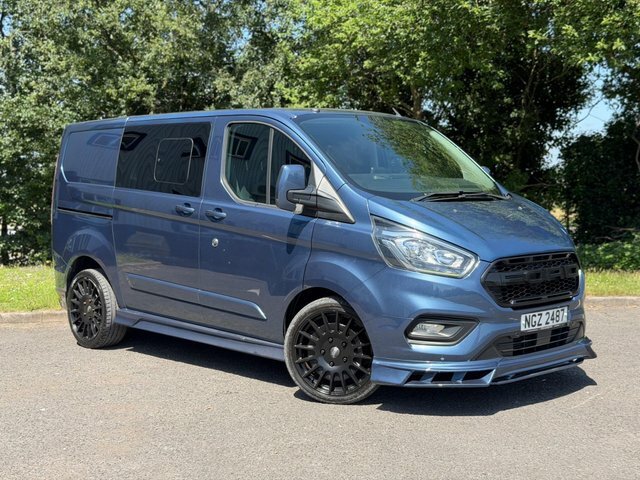 Ford Transit Custom 2.0 300 Ecoblue Limited Crew Van L1 H1 Euro 6 Blue