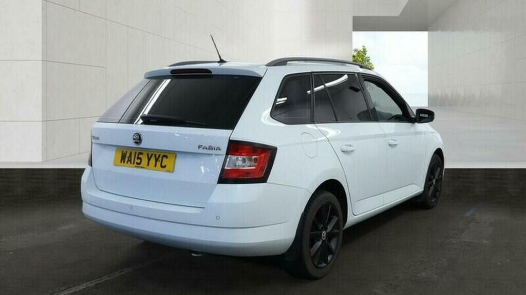 Skoda Fabia Estate 1.2 Tsi Se L Euro 6 Ss 201515 WA15YYC White #4