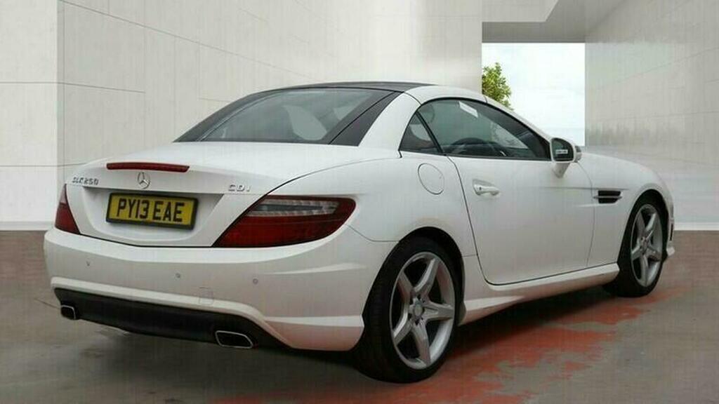 Mercedes-Benz SLK Convertible 2.1 Slk250 Cdi Amg Sport G-tronic Eur White #4