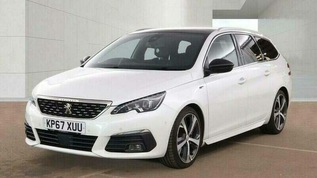 Peugeot 308 SW 2.0 Bluehdi Gt Eat Euro 6 Ss White #2