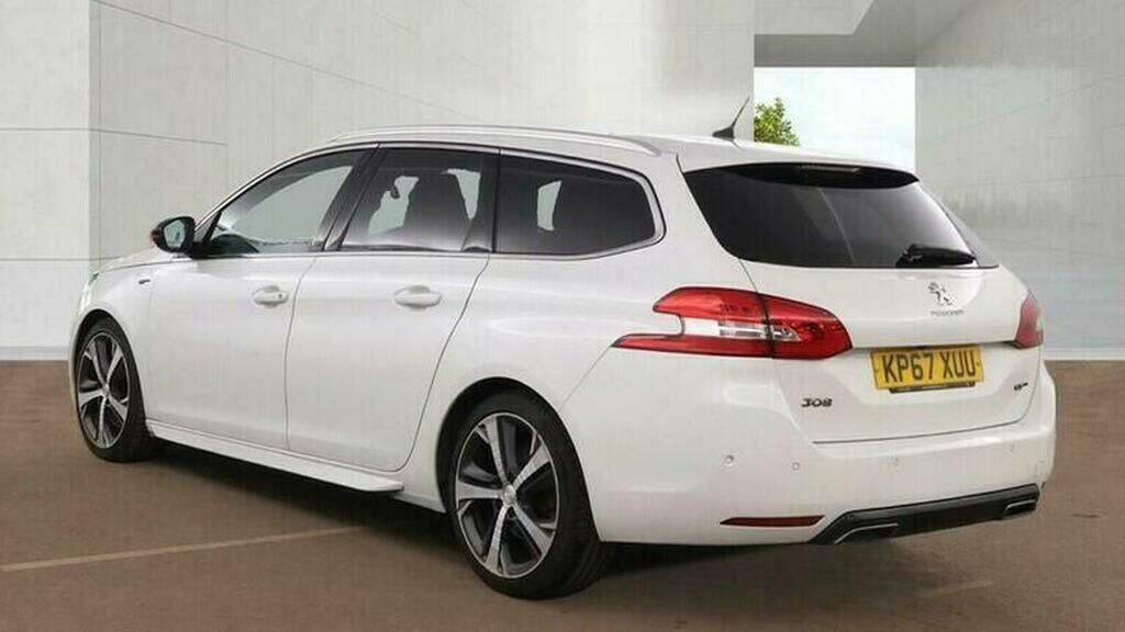Peugeot 308 SW 2.0 Bluehdi Gt Eat Euro 6 Ss White #3