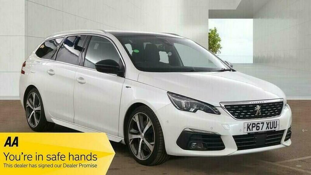 Peugeot 308 SW 2.0 Bluehdi Gt Eat Euro 6 Ss White