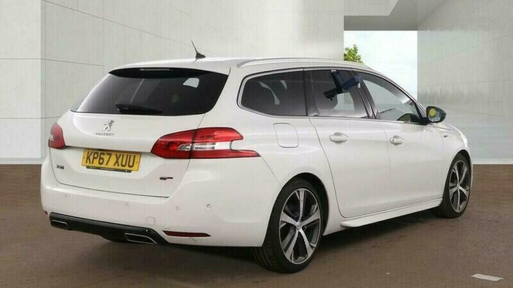 Peugeot 308 SW 2.0 Bluehdi Gt Eat Euro 6 Ss White #4