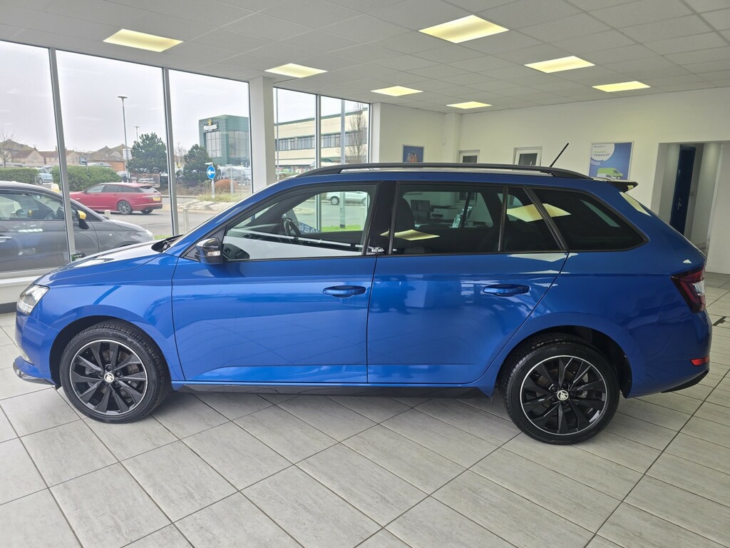 Skoda Fabia 1.0 Tsi Monte Carlo Estate EF19SFU Blue #4