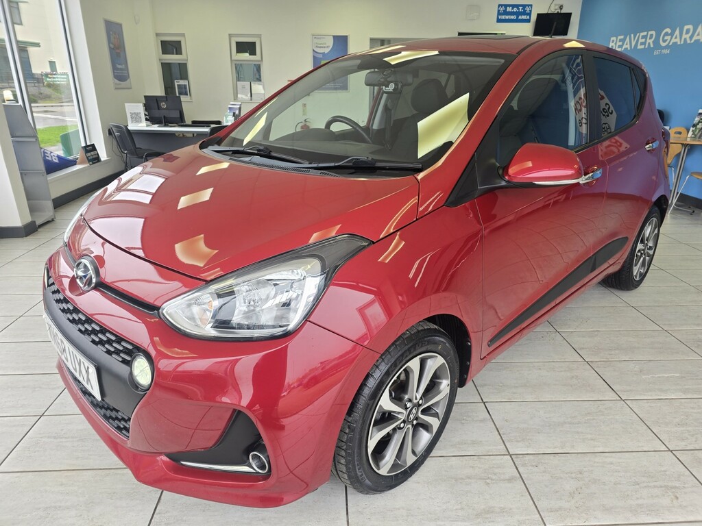 Hyundai I10 1.2 I10 Prem Se 1.2 At My19 Red #3