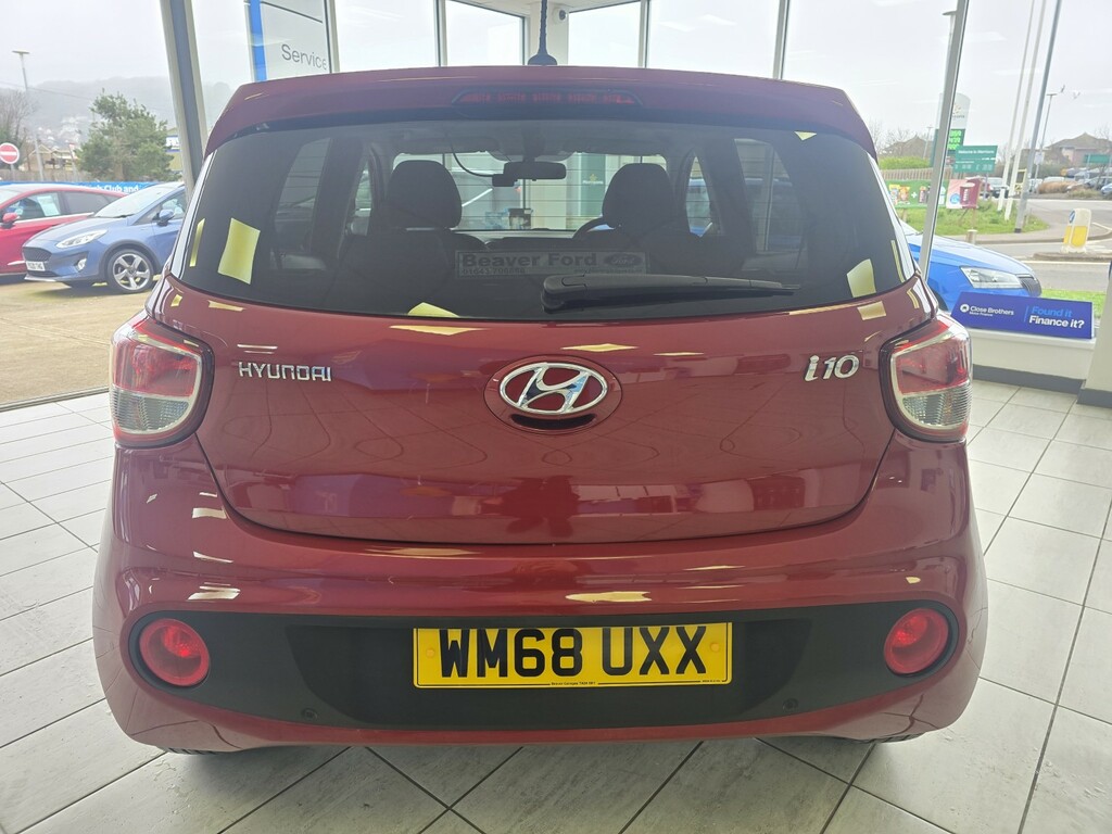 Hyundai I10 1.2 I10 Prem Se 1.2 At My19 Red #6