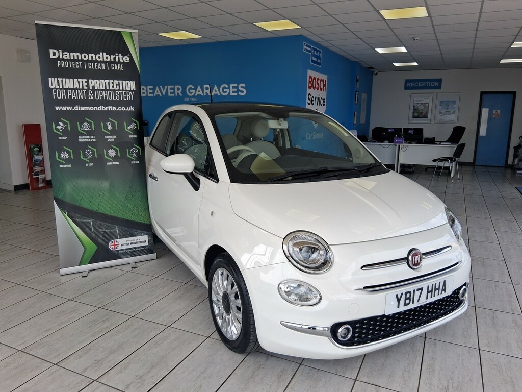 Fiat 500 1.2 500 My17 1.2 69Hp Lounge White