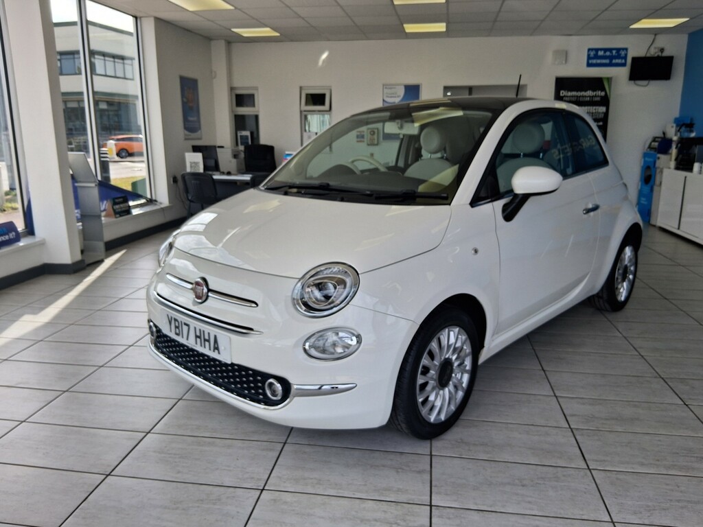 Fiat 500 1.2 500 My17 1.2 69Hp Lounge White #2