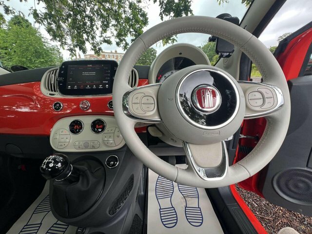 Fiat 500 1.2 Anniversario Hatchback Red #3
