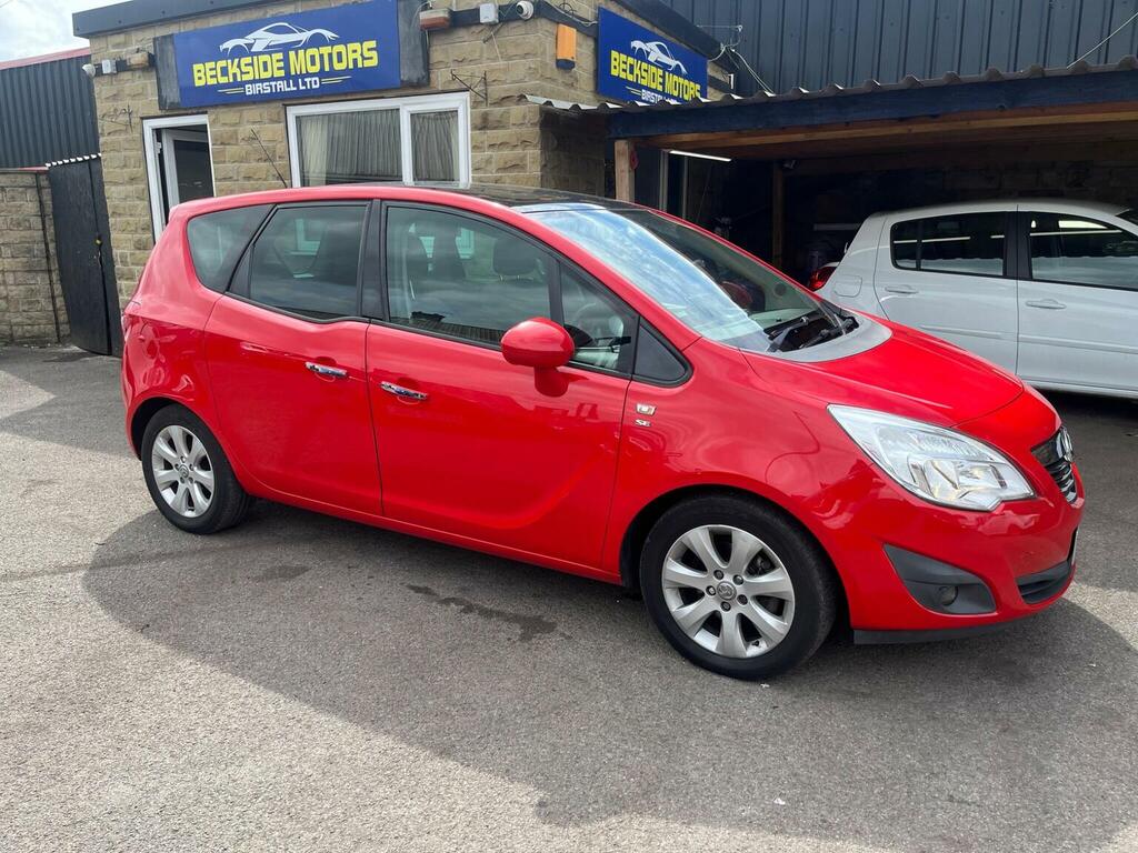 Vauxhall Meriva Mpv 1.4 16V Se Euro 5 201160 Red