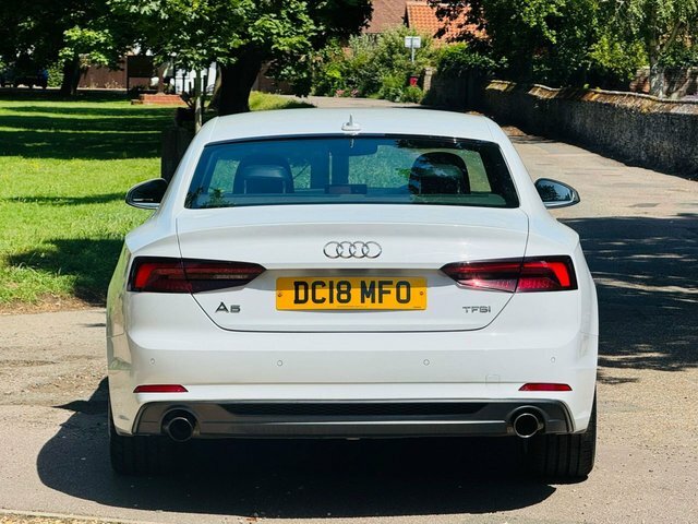 Audi A5 2.0 Tfsi S Line Coupe Euro 6 S DC18MFO White #6