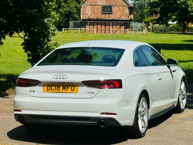 Audi A5 2.0 Tfsi S Line Coupe Euro 6 S DC18MFO White #5