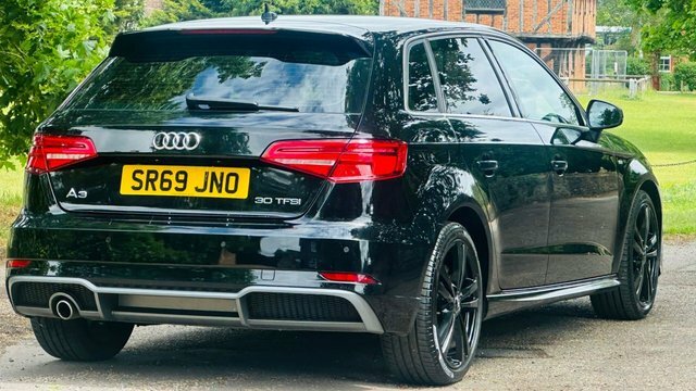 Audi A3 1.0 Tfsi 30 S Line Sportback Eur SR69JNO Black #5