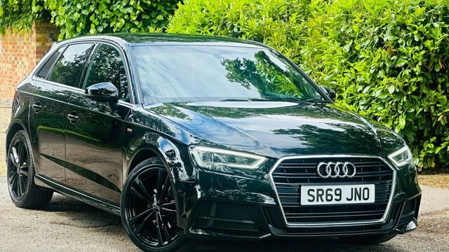 Audi A3 1.0 Tfsi 30 S Line Sportback Eur SR69JNO Black #2