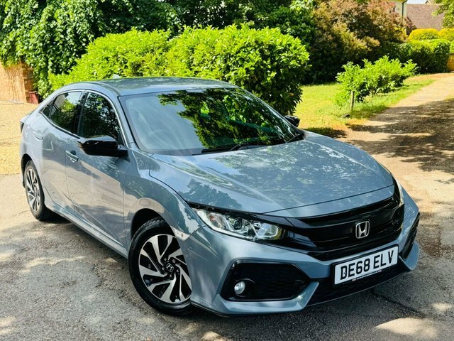 Honda Civic 1.0 Vtec Turbo Se Hatchback Cvt Euro 6 DE68ELV Grey #4