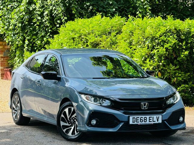 Honda Civic 1.0 Vtec Turbo Se Hatchback Cvt Euro 6 DE68ELV Grey #2