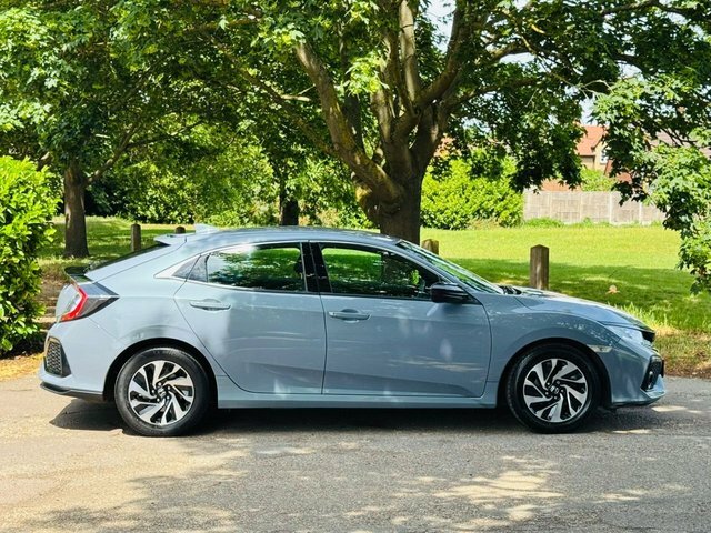 Honda Civic 1.0 Vtec Turbo Se Hatchback Cvt Euro 6 DE68ELV Grey #5