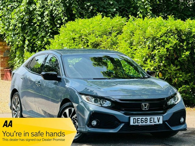 Honda Civic 1.0 Vtec Turbo Se Hatchback Cvt Euro 6 DE68ELV Grey