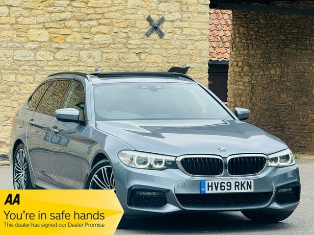BMW 5 Series 2.0 520I Gpf M Sport Touring Euro HV69RKN Blue