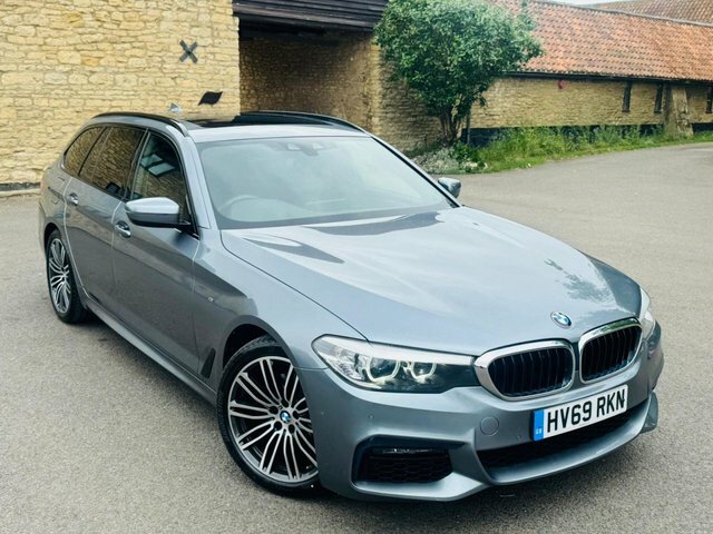 BMW 5 Series 2.0 520I Gpf M Sport Touring Euro HV69RKN Blue #4