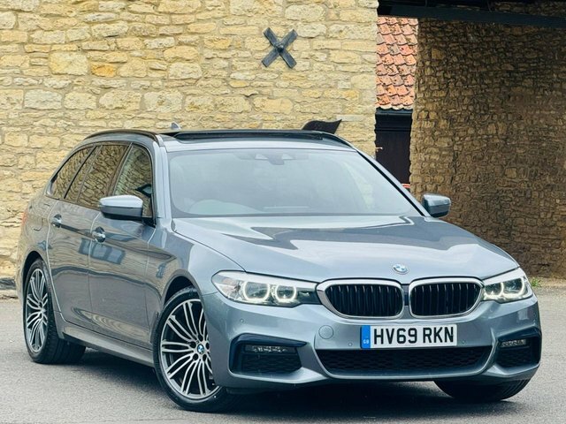 BMW 5 Series 2.0 520I Gpf M Sport Touring Euro HV69RKN Blue #2