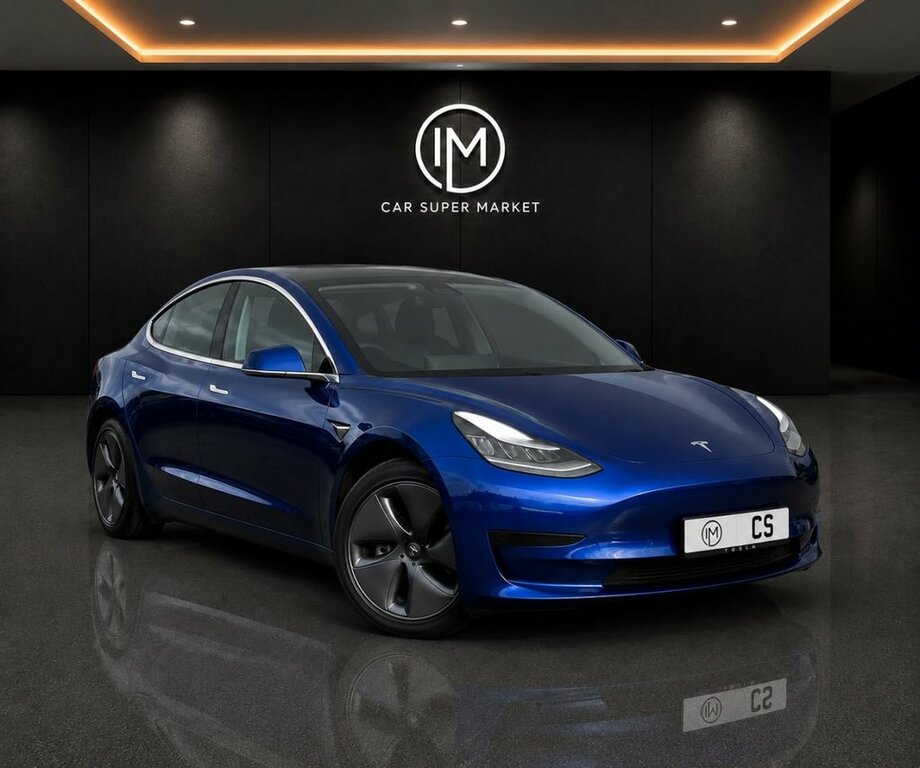 Tesla Model 3 Saloon LC69YBS Blue #2