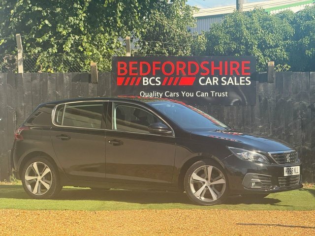 Peugeot 308 1.5 Bluehdi Allure Hatchback Eur KR68NLL Black #2