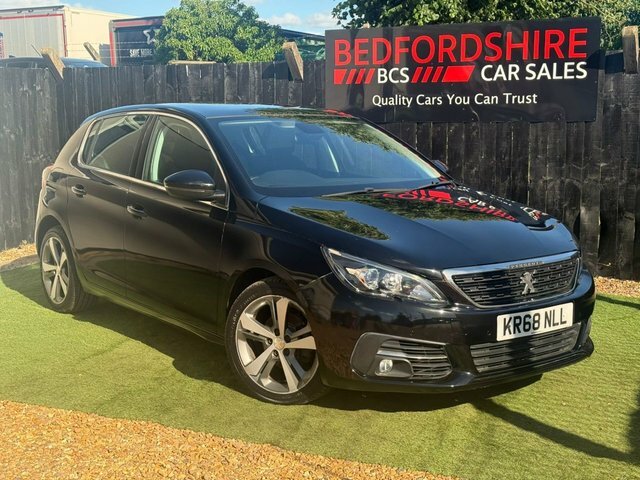 Peugeot 308 1.5 Bluehdi Allure Hatchback Eur KR68NLL Black #3