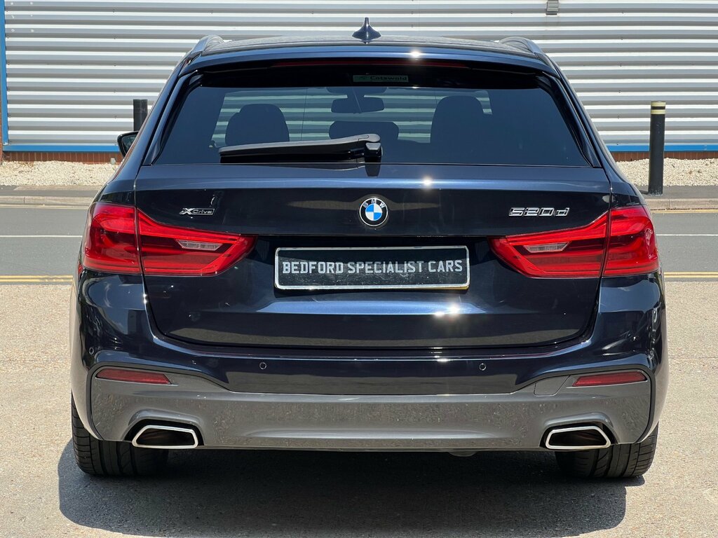 BMW 5 Series 2.0 520D M Sport Touring Xdrive Eu YF67EBD Black #6