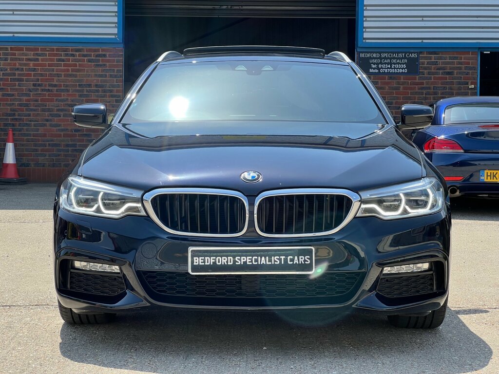 BMW 5 Series 2.0 520D M Sport Touring Xdrive Eu YF67EBD Black #2