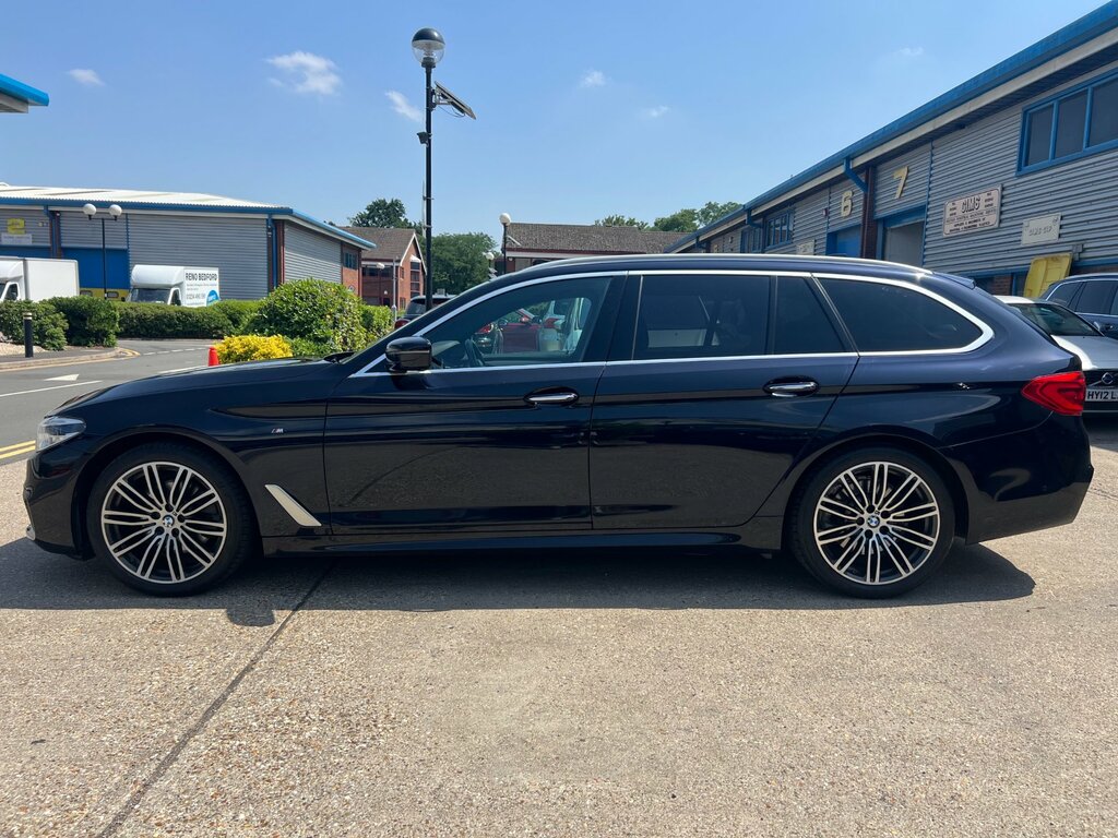 BMW 5 Series 2.0 520D M Sport Touring Xdrive Eu YF67EBD Black #4