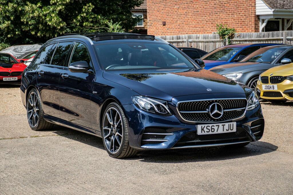 Mercedes-Benz E Class Amg Blue #5