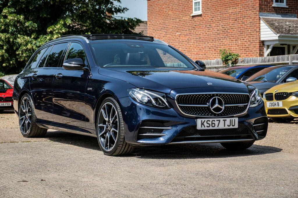 Mercedes-Benz E Class Amg Blue #6