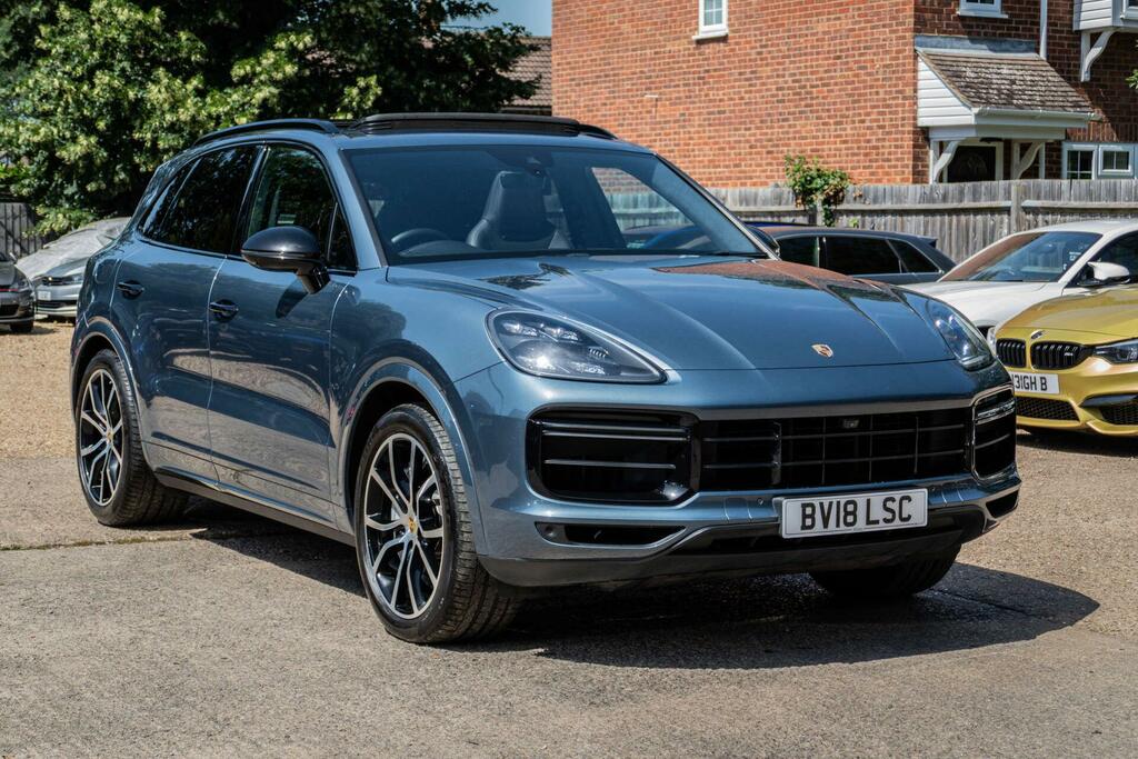 Porsche Cayenne Turbo Blue #5