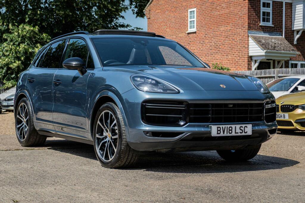 Porsche Cayenne Turbo Blue #6