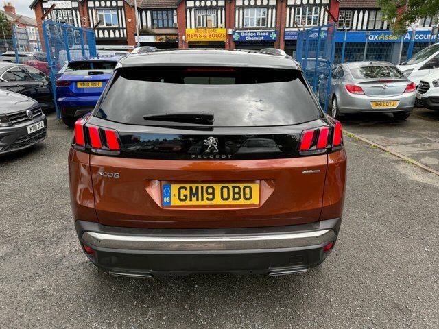 Peugeot 3008 2019 1.2 Puretech Gt Line Suv Eu GM19OBO Brown #4