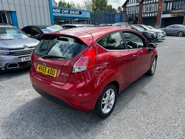Ford Fiesta 2015 1.0T Ecoboost Zetec Hatchback Manu MV65ADU Red #3
