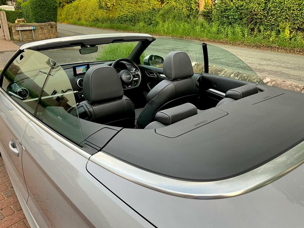 Audi A3 Cabriolet Convertible 2.0 Tdi S Line S Tronic Euro 6 Ss 2 Grey #6