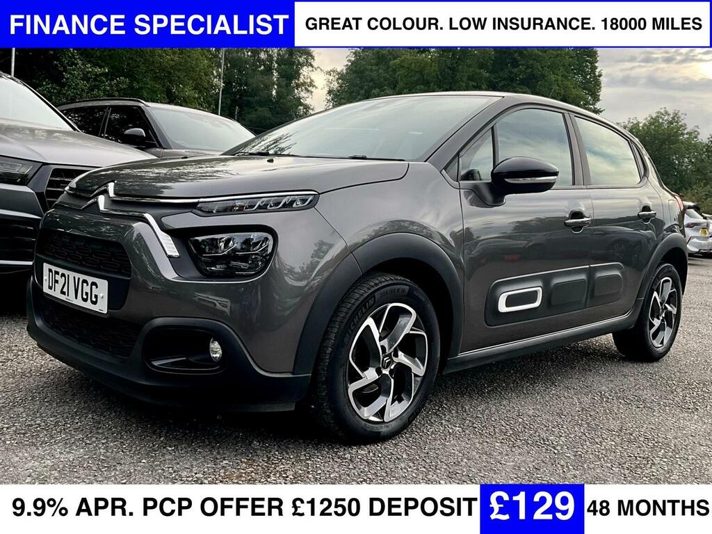 Citroen C3 Hatchback 1.2 Puretech Shine Euro 6 Ss 202 Grey