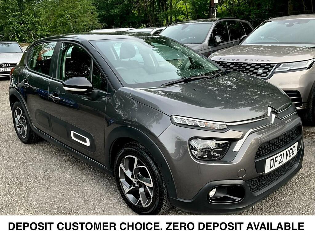 Citroen C3 Hatchback 1.2 Puretech Shine Euro 6 Ss 202 DF21VGG Grey #2