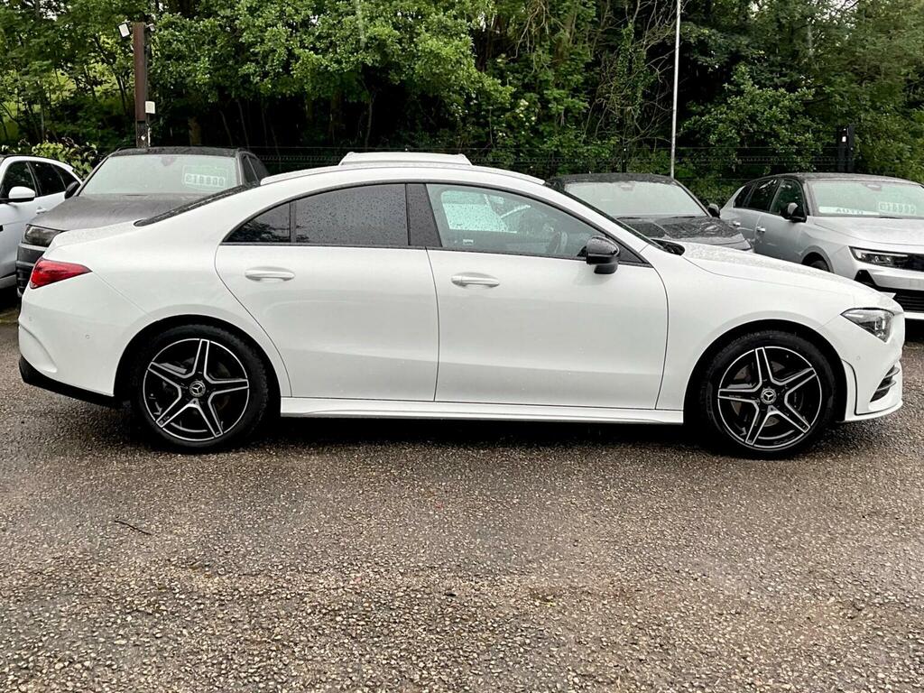 Mercedes-Benz CLA Class Saloon 1.3 Cla200h Mhev Amg Line Executive Coupe HK73DXR White #6