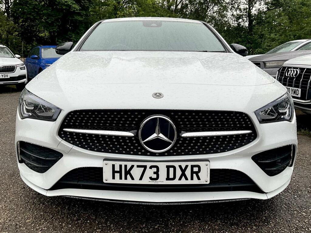 Mercedes-Benz CLA Class Saloon 1.3 Cla200h Mhev Amg Line Executive Coupe HK73DXR White #5